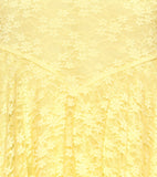Pastel Yellow Backless Lace Cocktail Dress Strapless Tiered Flounce Homecoming Mini Dress