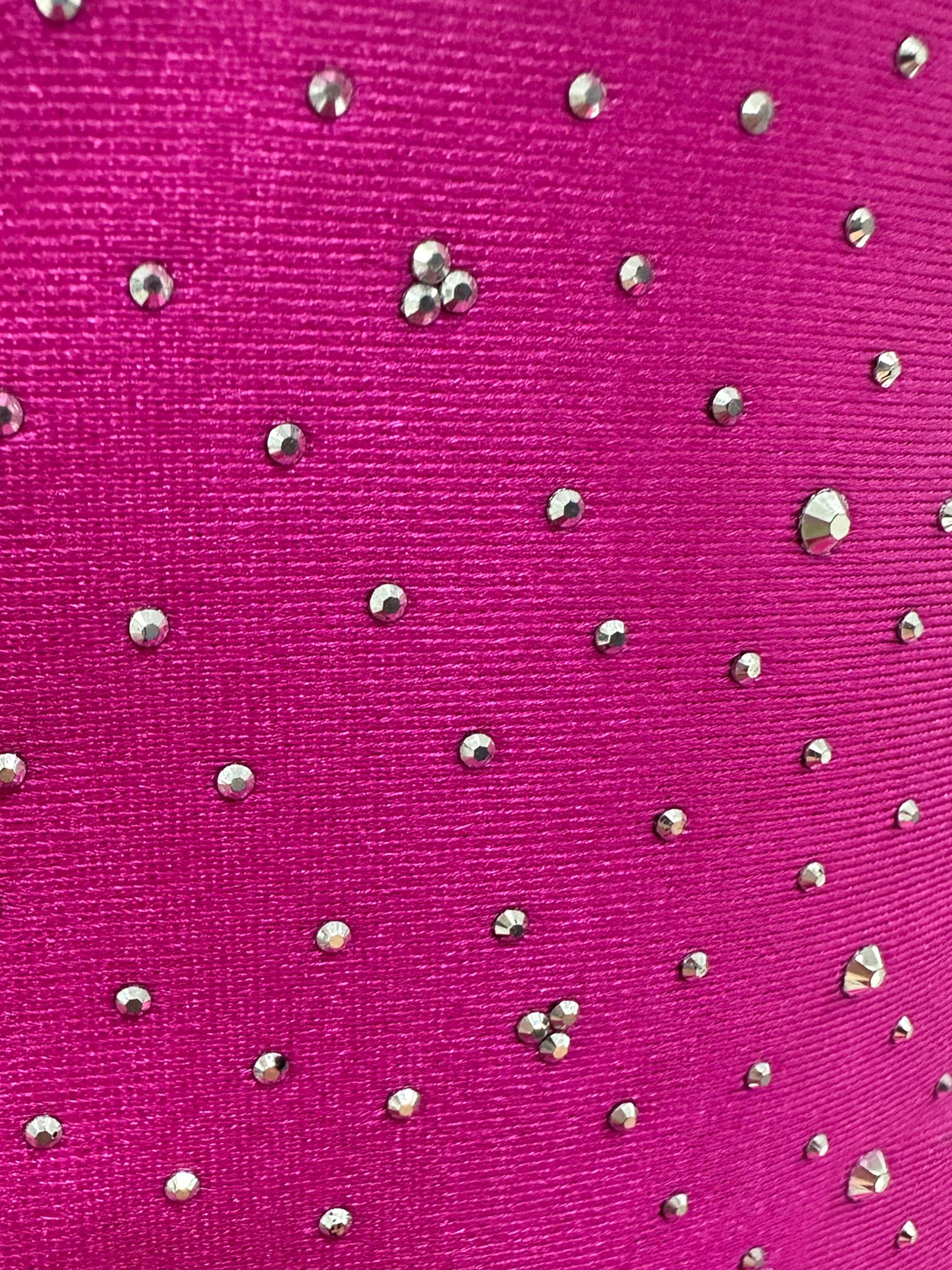 Sparkly Fuchsia Cutout Strapless Tiered Ruffle Homecoming Short Dress