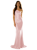 Elegant Yellow One-shoulder Mermaid Long Prom Dress
